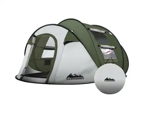 Weisshorn 4-5 Person Instant up Camping Tent