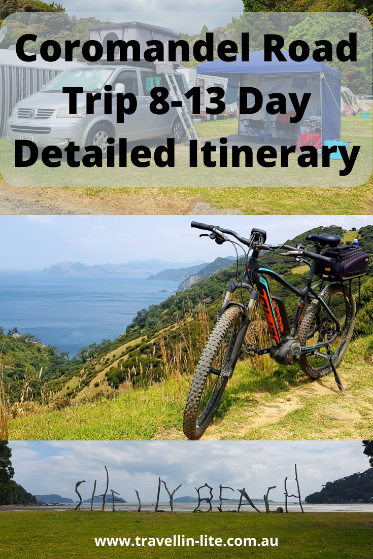 Coromandel Road Trip Detailed Itinerary - Pinterest